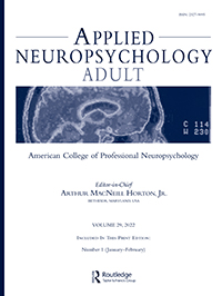 Cover image for Applied Neuropsychology: Adult, Volume 29, Issue 1, 2022