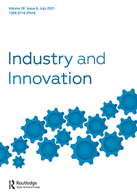 Cover image for Industry and Innovation, Volume 28, Issue 6, 2021