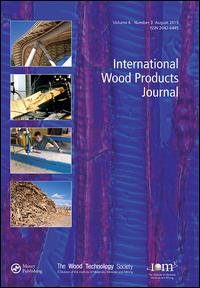 Cover image for International Wood Products Journal, Volume 8, Issue sup1, 2017