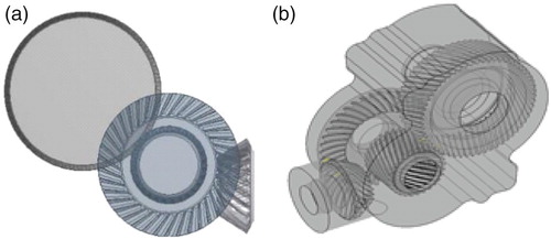 Figure 1. Transfer case model.