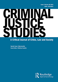 Cover image for Criminal Justice Studies, Volume 36, Issue 3, 2023