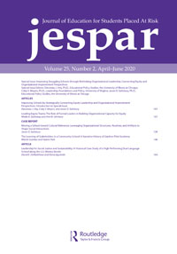 Cover image for Journal of Education for Students Placed at Risk (JESPAR), Volume 25, Issue 2, 2020