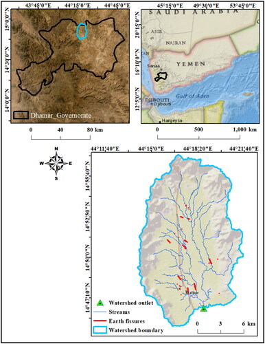 Figure 1. The northern part of Qaa’Jahran location.