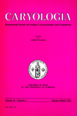 Cover image for Caryologia, Volume 49, Issue 1, 1996