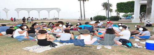 Figure 3. Music and picnic events on the beach as a part of the 2021 Mersin Pride Week Events. Source: “Muamma LGBTQ Association” Archive.