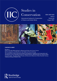 Cover image for Studies in Conservation, Volume 66, Issue 6, 2021
