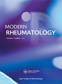 Cover image for Modern Rheumatology, Volume 27, Issue 1, 2017