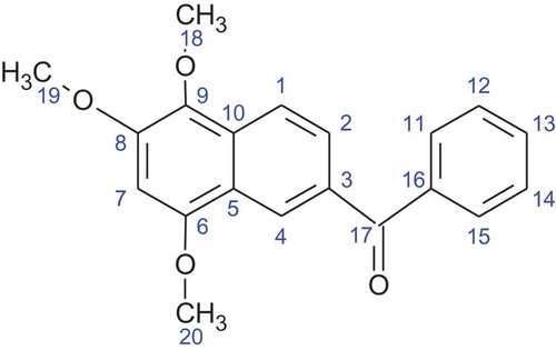 Figure 1. Chemical structure of Nigronapthaphenyl.