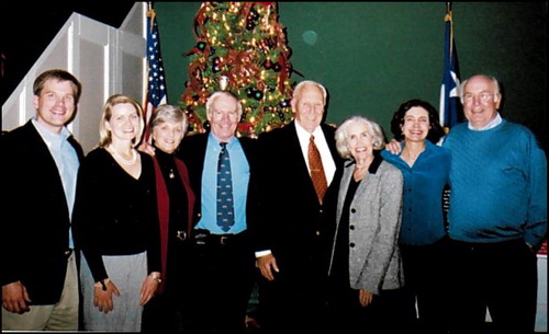 Figure 3. Our group at the Browns’ country club. Left to right: Ryan and Tina Cantwell, Marilyn and John Cantwell, Bobby and Sara Brown, Julie and Paul Rogers.