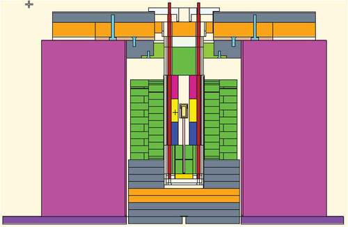 Fig. 10. MCNP model of KRUSTY.