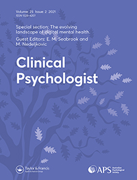 Cover image for Clinical Psychologist, Volume 25, Issue 2, 2021