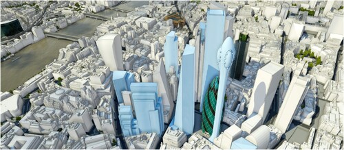 Figure 2. City of London Future Skyscrapers 3D Model