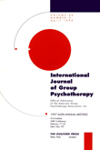 Cover image for International Journal of Group Psychotherapy, Volume 46, Issue 2, 1996