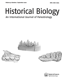 Cover image for Historical Biology, Volume 32, Issue 7, 2020