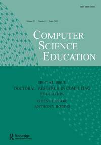 Cover image for Computer Science Education, Volume 25, Issue 2, 2015