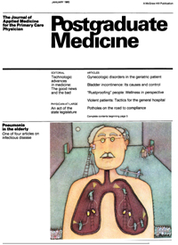 Cover image for Postgraduate Medicine, Volume 71, Issue 1, 1982