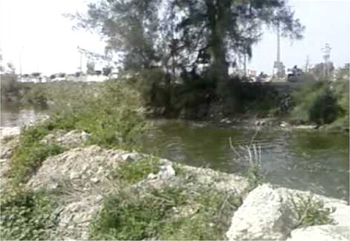 Figure 2. Study area, Al-Hager canal in Al-Saff city.