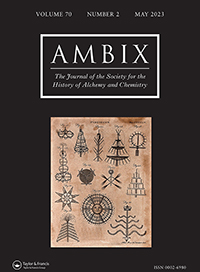 Cover image for Ambix, Volume 70, Issue 2, 2023