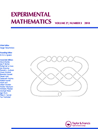 Cover image for Experimental Mathematics, Volume 27, Issue 3, 2018