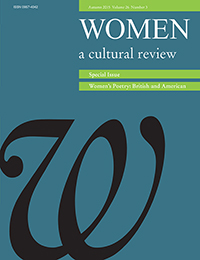 Cover image for Women: a cultural review, Volume 26, Issue 3, 2015