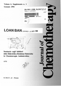 Cover image for Journal of Chemotherapy, Volume 6, Issue sup1, 1994