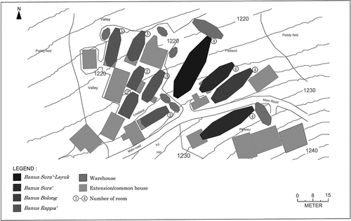 Figure 11. Sitemap of Orobua settlement.