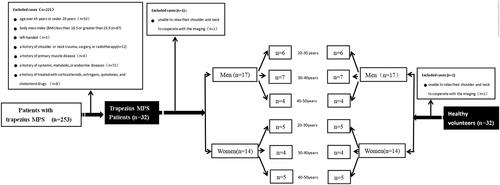 Figure 1. Flow chart of the study population. *MPS, myofascial pain syndrome.