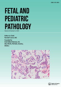 Cover image for Fetal and Pediatric Pathology, Volume 42, Issue 5, 2023