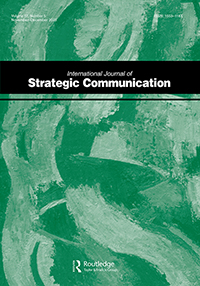 Cover image for International Journal of Strategic Communication, Volume 17, Issue 5, 2023