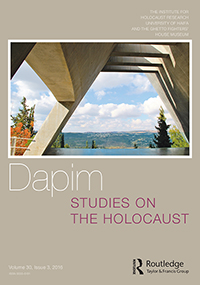 Cover image for The Journal of Holocaust Research, Volume 30, Issue 3, 2016