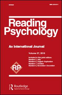 Cover image for Reading Psychology, Volume 38, Issue 1, 2017