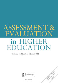 Cover image for Assessment & Evaluation in Higher Education, Volume 46, Issue 4, 2021
