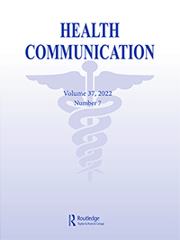 Cover image for Health Communication, Volume 37, Issue 7, 2022