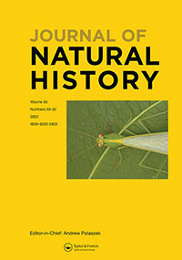 Cover image for Journal of Natural History, Volume 56, Issue 29-32, 2022