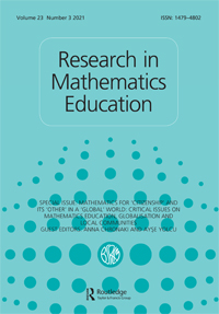 Cover image for Research in Mathematics Education, Volume 23, Issue 3, 2021