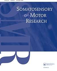 Cover image for Somatosensory & Motor Research, Volume 37, Issue 4, 2020