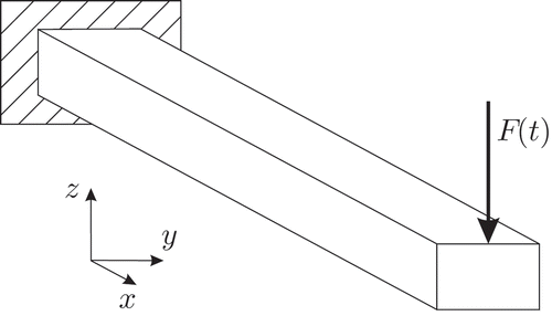 Figure 3. The cantilever beam.