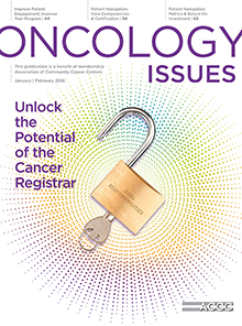 Cover image for Oncology Issues, Volume 31, Issue 1, 2016