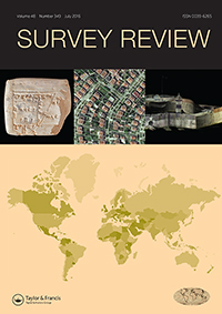 Cover image for Survey Review, Volume 48, Issue 349, 2016