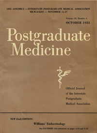 Cover image for Postgraduate Medicine, Volume 18, Issue 4, 1955