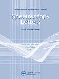 Cover image for Spectroscopy Letters, Volume 53, Issue 6, 2020