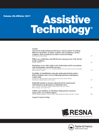 Cover image for Assistive Technology, Volume 29, Issue 4, 2017