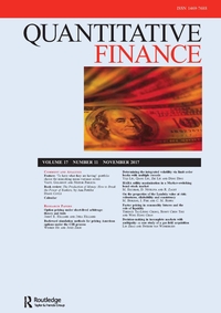 Cover image for Quantitative Finance, Volume 17, Issue 11, 2017
