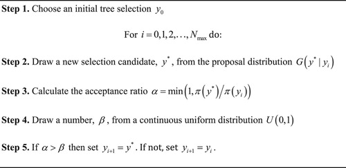 Figure A1. Metropolis algorithm.