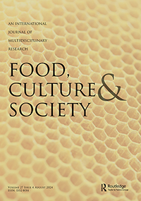 Cover image for Food, Culture & Society, Volume 27, Issue 4, 2024