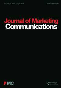 Cover image for Journal of Marketing Communications, Volume 22, Issue 2, 2016