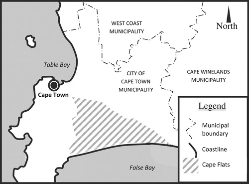 Figure 2. Cape Flats map. Source: The author.