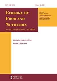 Cover image for Ecology of Food and Nutrition, Volume 59, Issue 3, 2020
