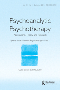 Cover image for Psychoanalytic Psychotherapy, Volume 29, Issue 3, 2015