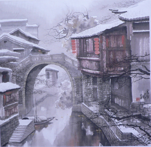 Figure 1 “Town of Rivers”, by Niu Zhiye. Source: http://www.nsjd.com, with permission of the artist.